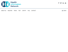 Tablet Screenshot of healthinfonetwork.org